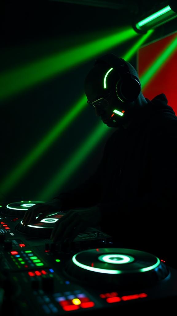 Late-night set in the matrix π§ #web3vibes