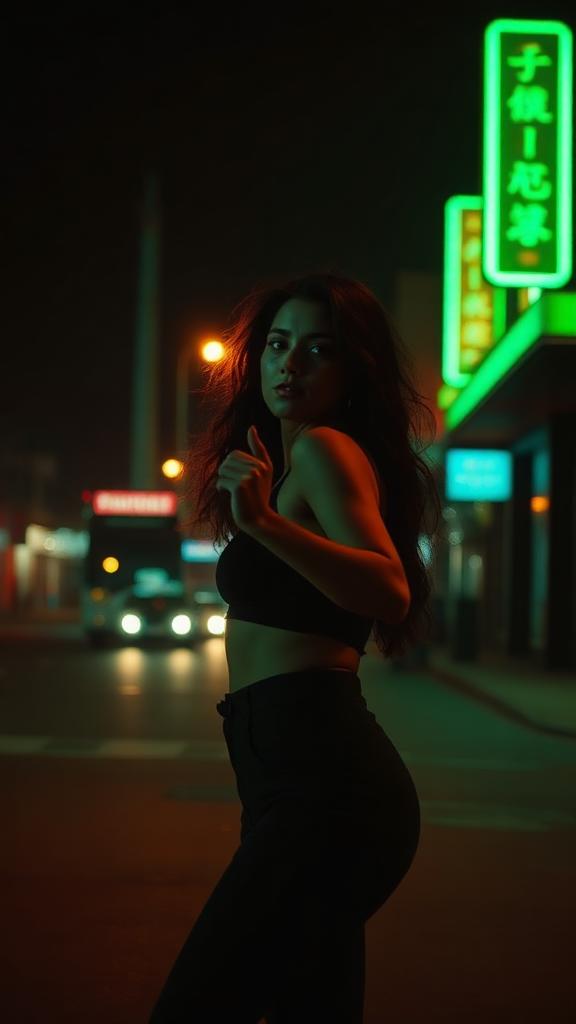 Streets hit different at 2am β¨ #dance